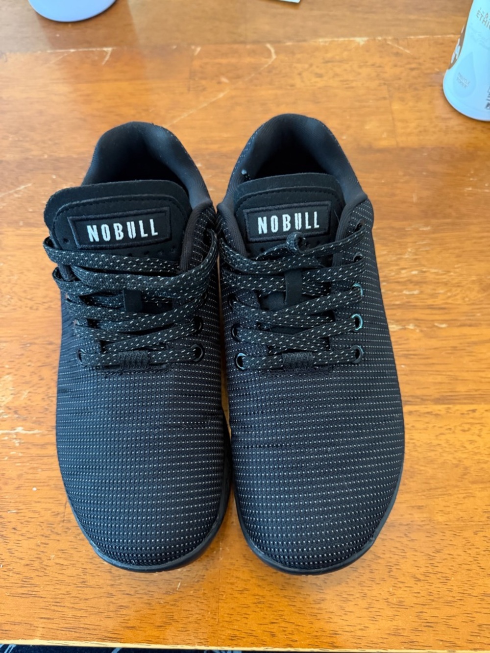 NOBULL Black Lightweight Training Sneakers with Subtle Dotted Detail